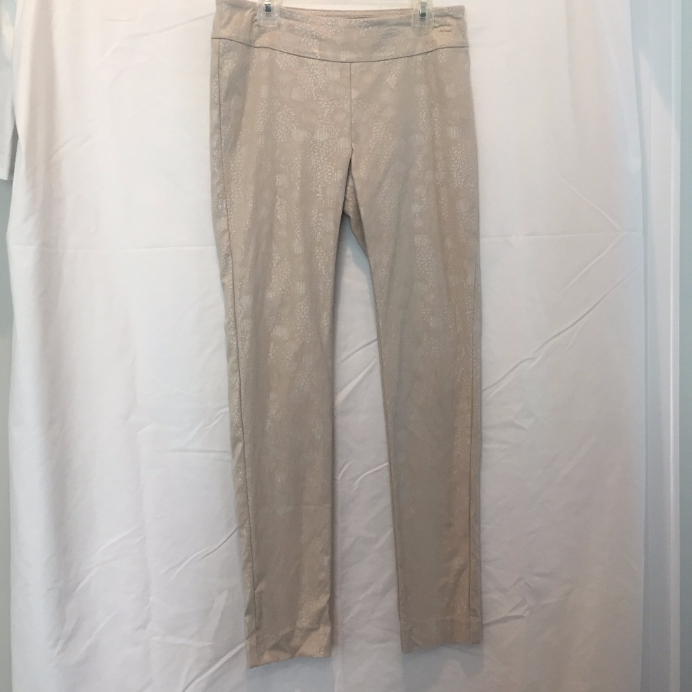 Peck & Peck Snake Texture Leggings Size 4